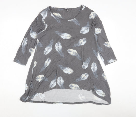 Womens UK Size 12 Laura Ashley Grey Shirt