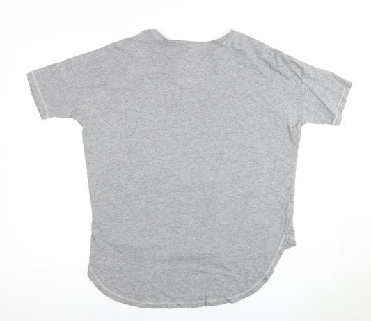 Womens UK Size 8 O'Neill Grey Cotton Blend T-Shirt