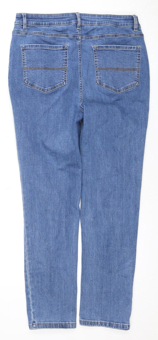 Edinburgh Woolen Mill Women's Blue Straight Denim Jeans Size 14