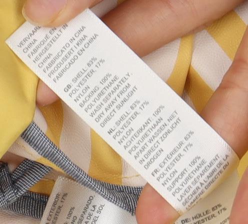 Fat Face Women's Yellow Rain Coat Jacket Size 10