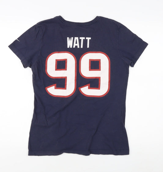 Nike Men's Blue Sports T-Shirt L Slim Fit