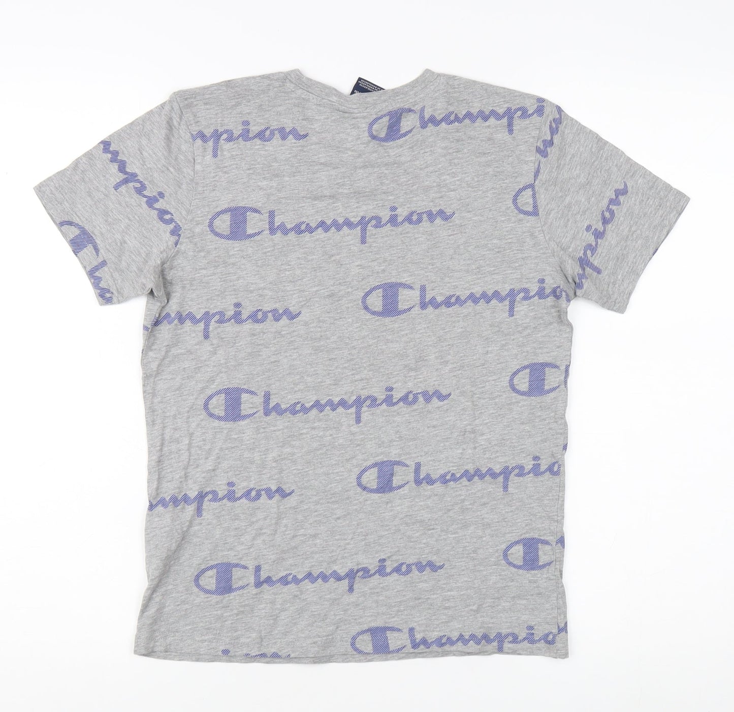 Champion Grey Basic T-Shirt L for Teens