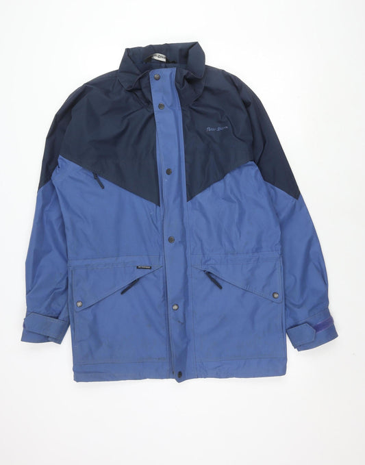 Peter Storm Men's Blue S Waterproof Rain Jacket