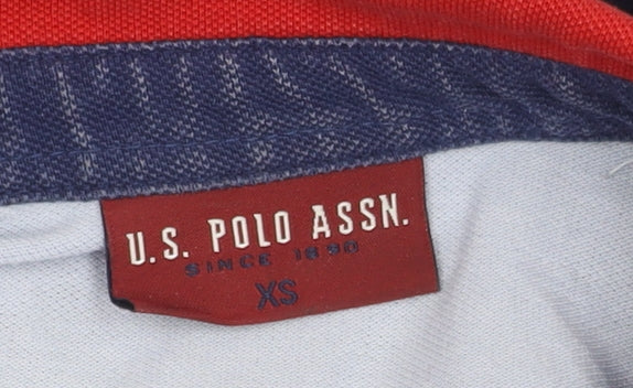U.S. Polo Assn. Women's XS Striped Polo Shirt