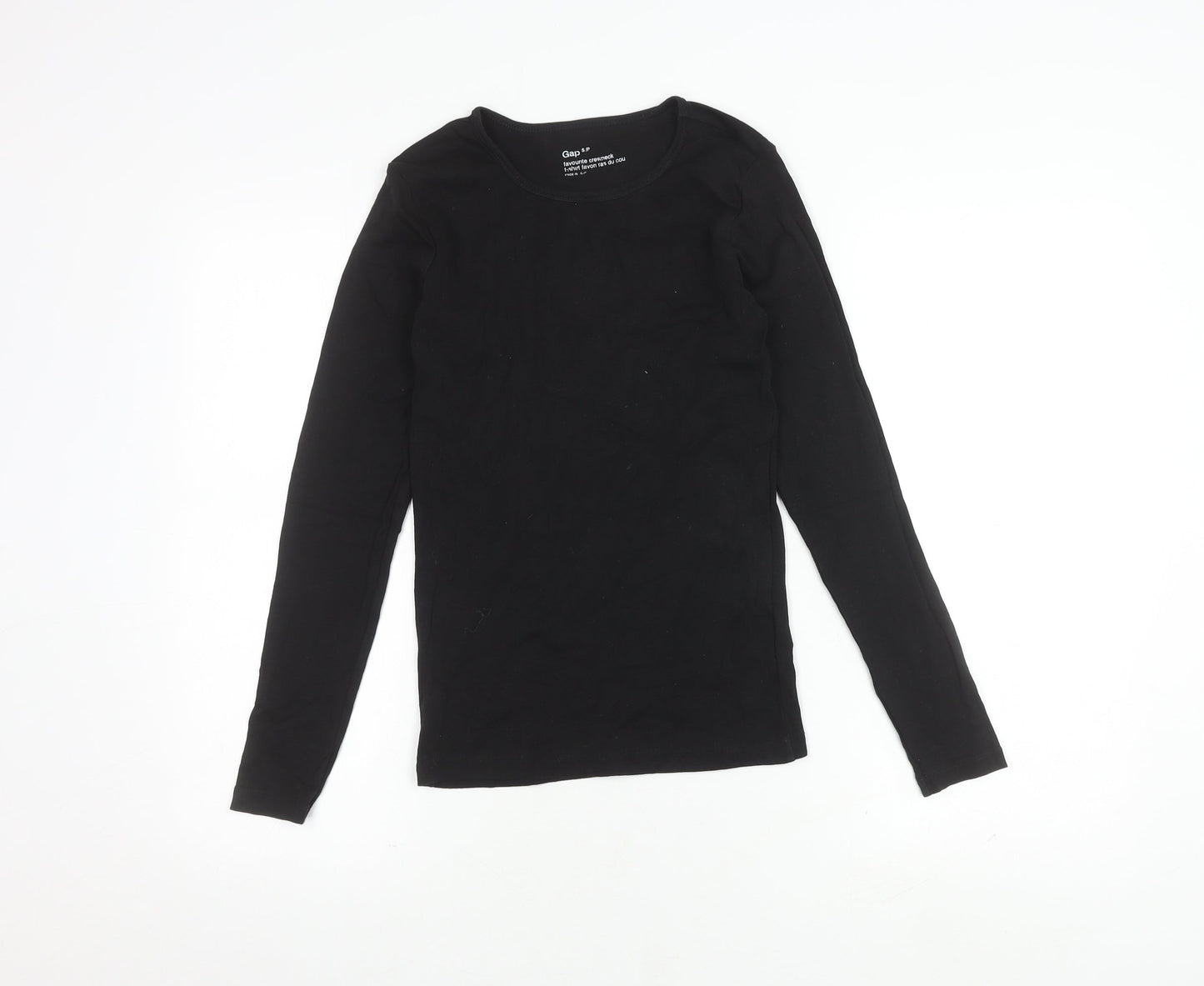 Gap Women's Black Basic Crew Neck T-Shirt - Size S