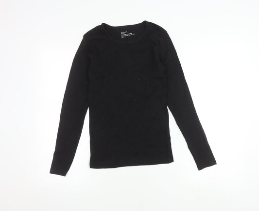 Gap Women's Black Basic Crew Neck T-Shirt - Size S