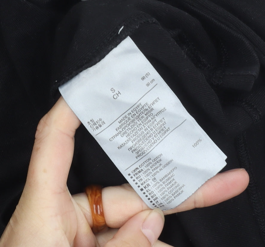 Gap Women's Black Basic Crew Neck T-Shirt - Size S