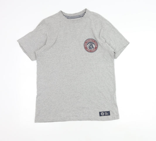 Tog Twenty Four Grey Men's T-Shirt, Size S, Crew Neck