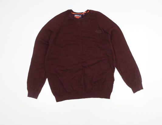 Superdry Men's Red XL Pullover Jumper