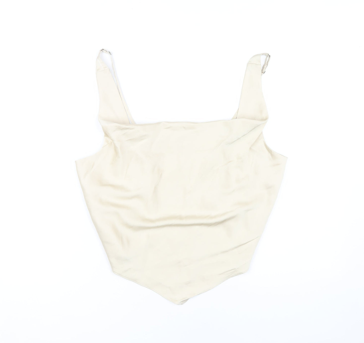 Abercrombie & Fitch Women's Beige Tank Top L