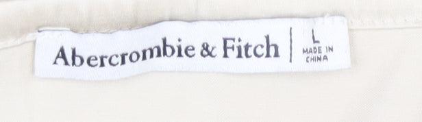 Abercrombie & Fitch Women's Beige Tank Top L