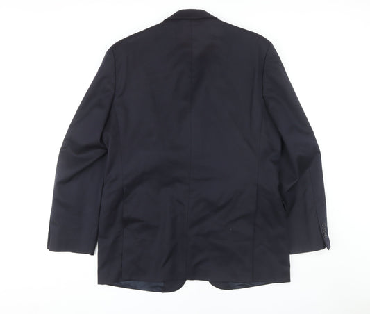 Austin Reed Men's Blue Wool Blazer - Formal Jacket 42R