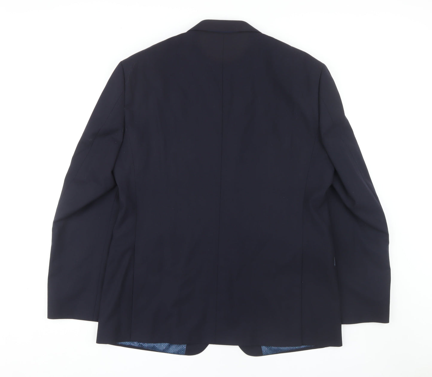 T.M.Lewin Men's Blue Slim Fit Blazer 43R