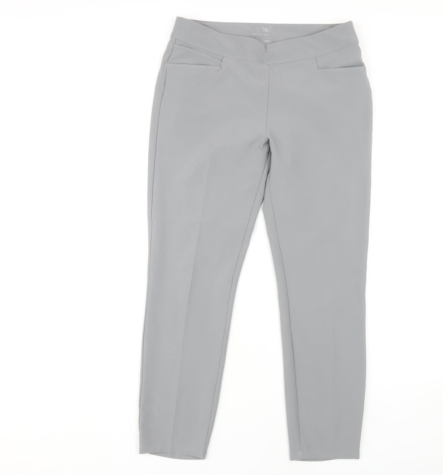 Adidas Women's Grey Dress Pants, S, Regular Fit