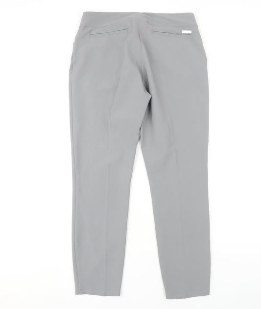 Adidas Women's Grey Dress Pants, S, Regular Fit