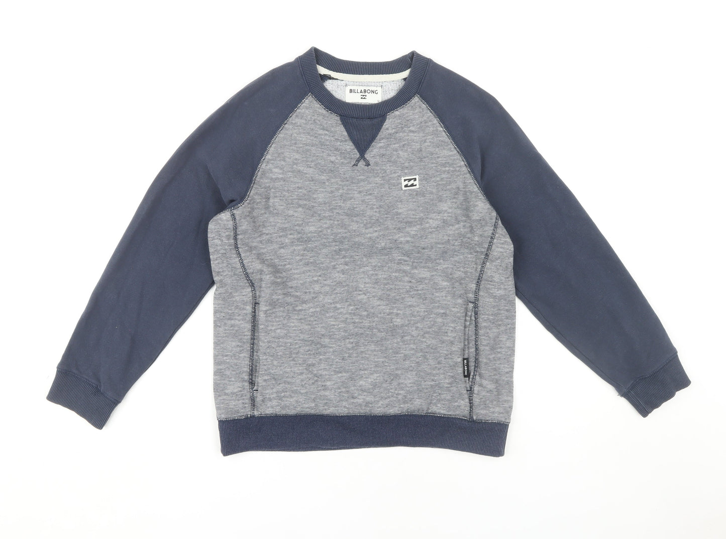 Billabong Unisex Grey Sweatshirt, Size 12, Casual Style