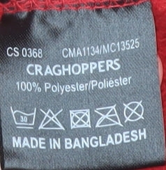 Craghoppers Men's Red Fleece 1/4 Zip Sweatshirt M