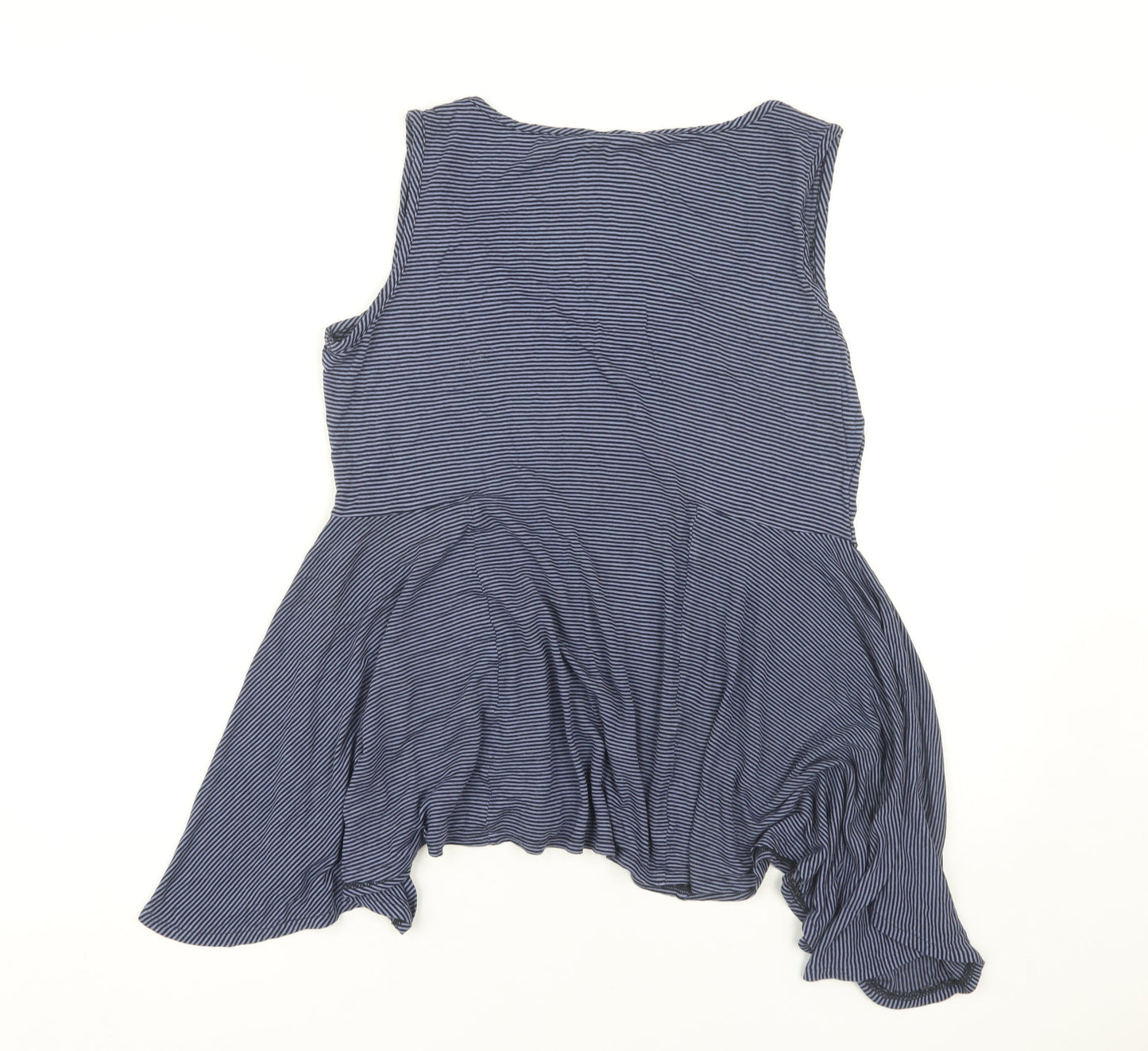Kew 159 Women's Blue Striped Tank Top, Size S