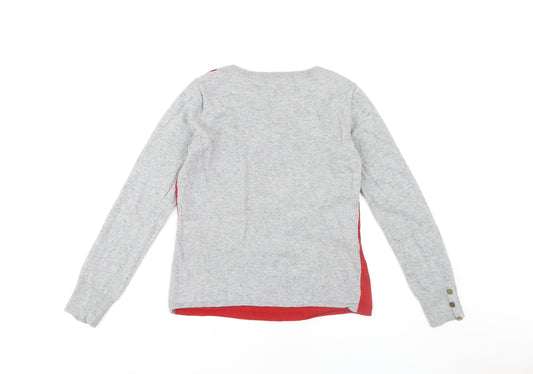 Laura Ashley Women's Red Pullover Jumper Size 8