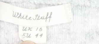 White Stuff Women's Multicoloured Pullover Jumper, Size 16