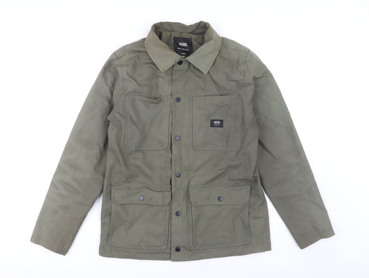 Vans Men's Green XS Military Jacket