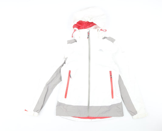 Trespass Women's White Ski Jacket - S, Winter, Waterproof