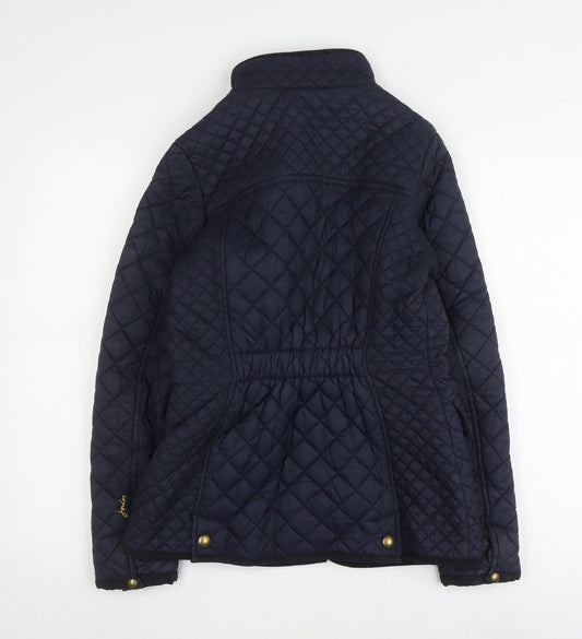 Joules Women’s Blue Quilted Jacket Size 8