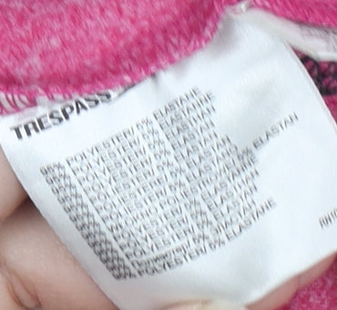 Trespass Pink Women's XS Activewear Top, 1/4 Zip, Stylish Pullover