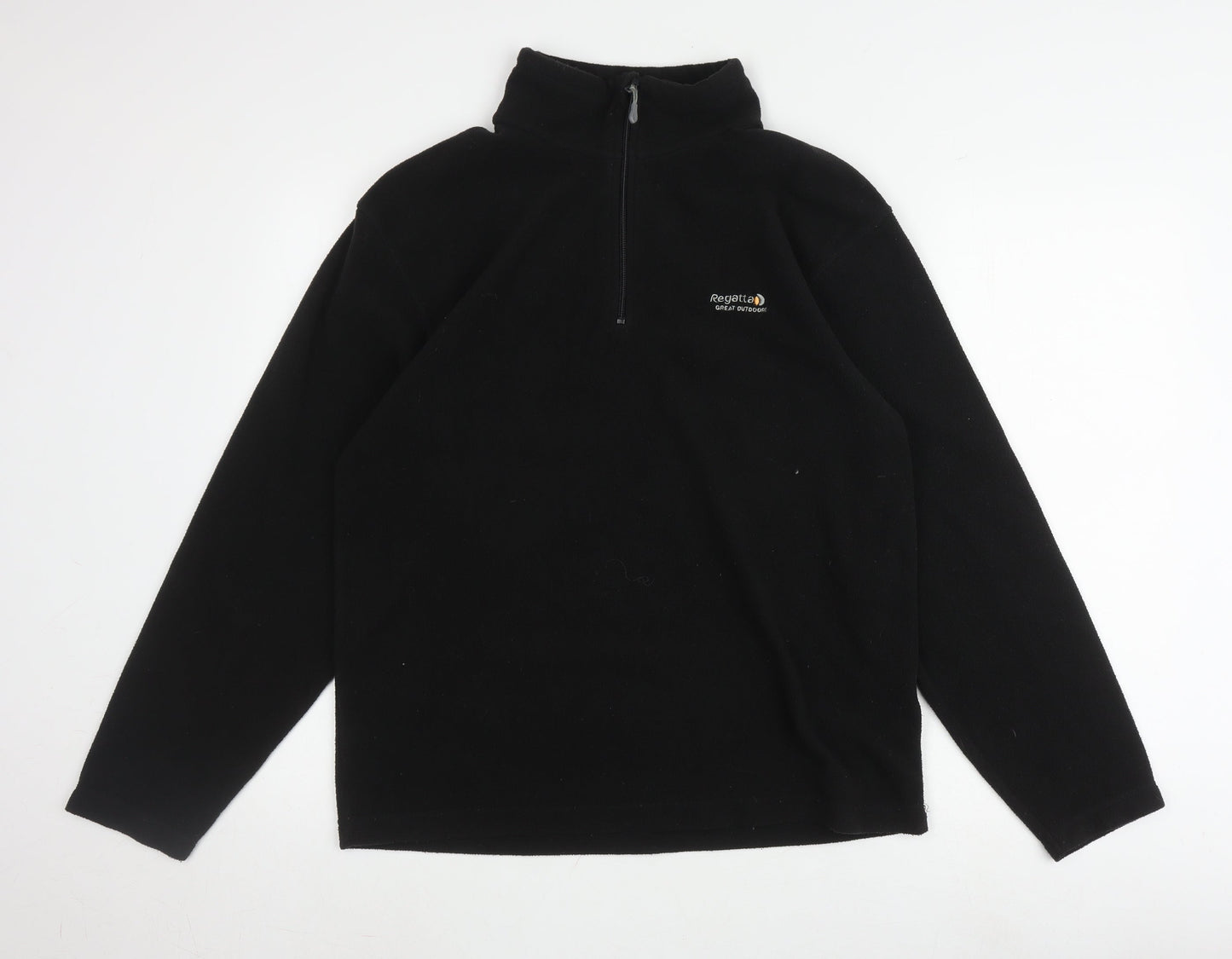 Regatta Men's Black Fleece 1/2 Zip Sweatshirt Size M