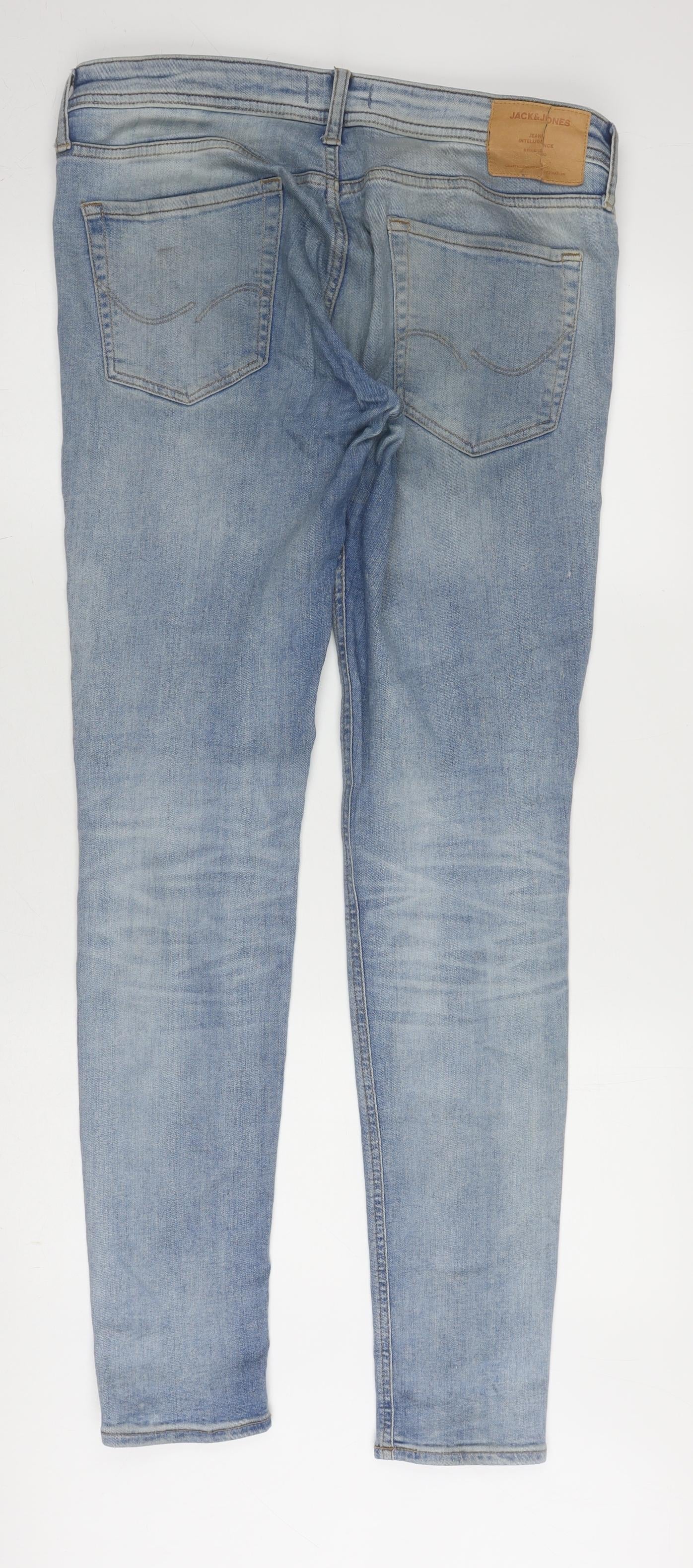 Jack & Jones Men's Blue Skinny Jeans - Size 34