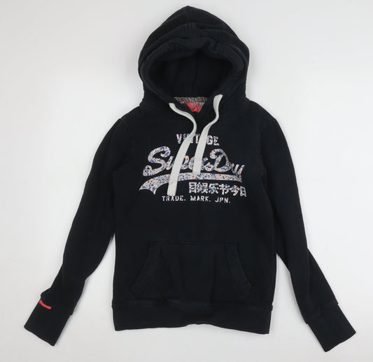 Superdry Women's XS Black Pullover Hoodie