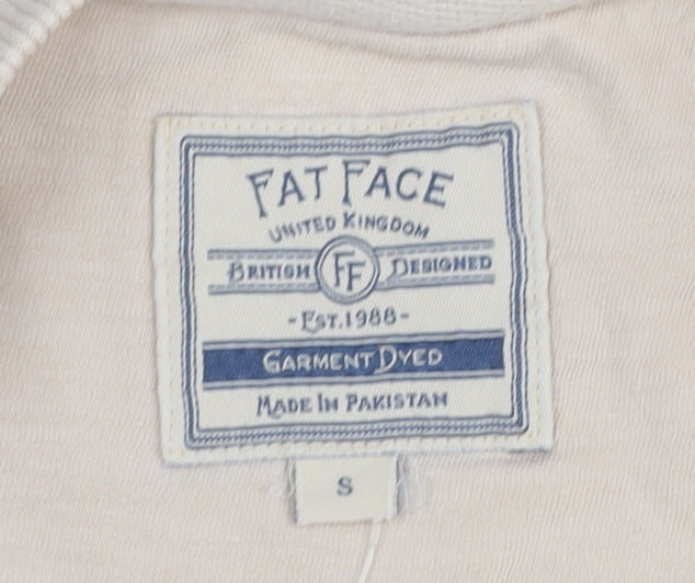 Fat Face Men's Beige Small Pullover Sweatshirt