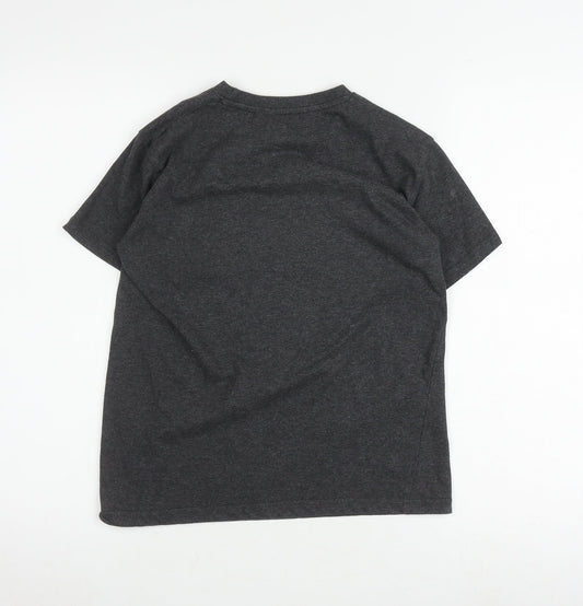 Kangaroo Poo Boys Grey T-Shirt Skull Graphic Print 9-10 Years