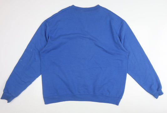 Champion Men's Blue Pullover Sweatshirt XL