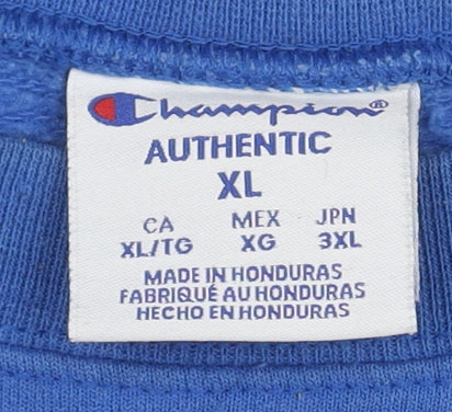 Champion Men's Blue Pullover Sweatshirt XL
