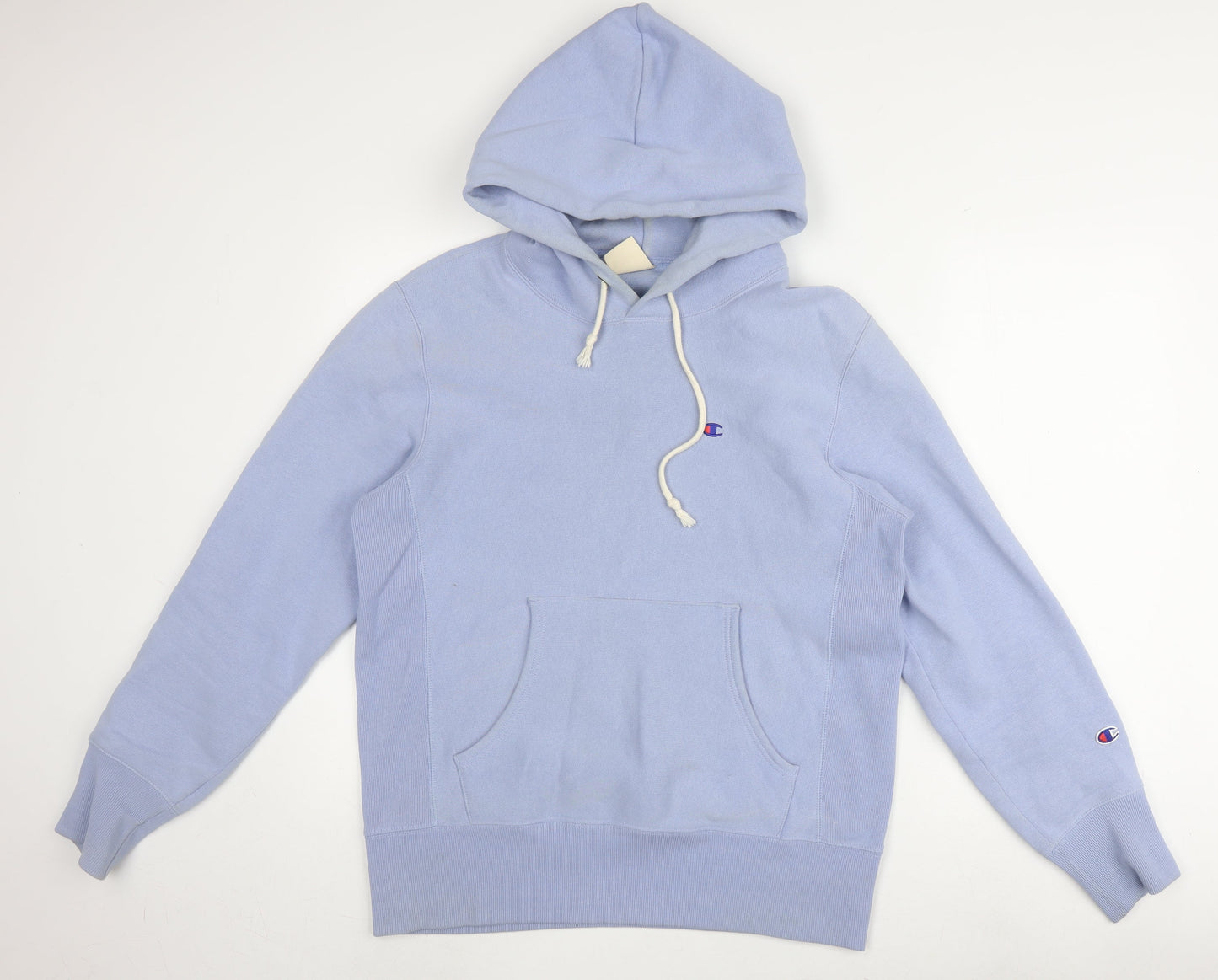 Champion Men's Blue Pullover Hoodie L
