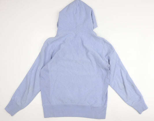 Champion Men's Blue Pullover Hoodie L