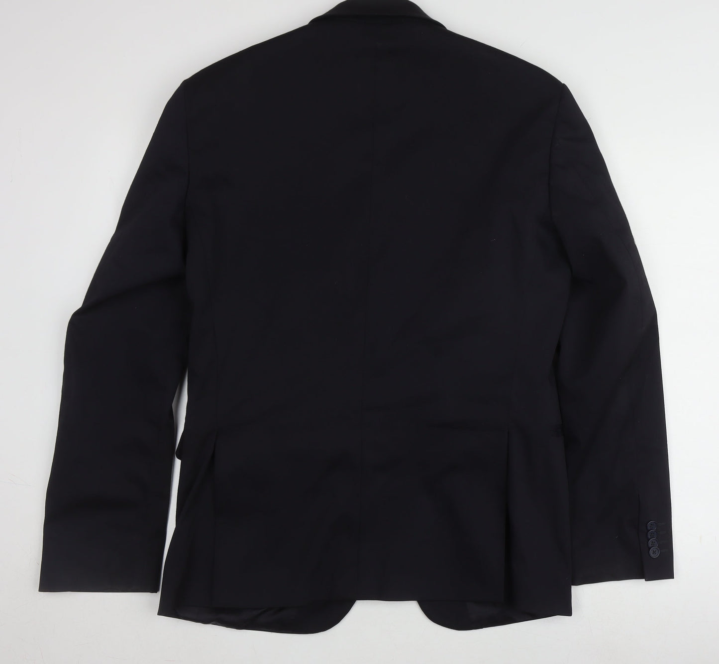 Calvin Klein Men's Blue Blazer L Two-Button Jacket