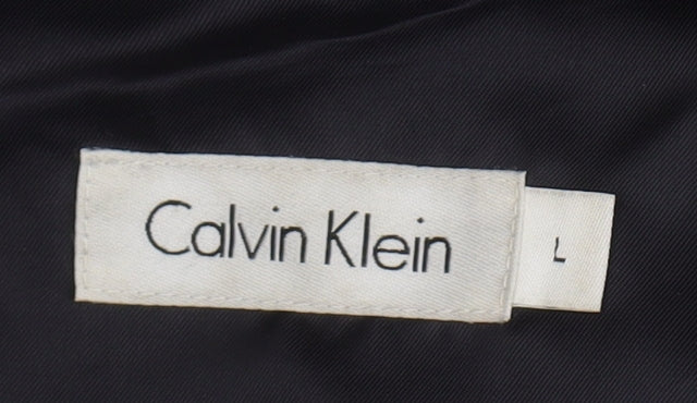 Calvin Klein Men's Blue Blazer L Two-Button Jacket