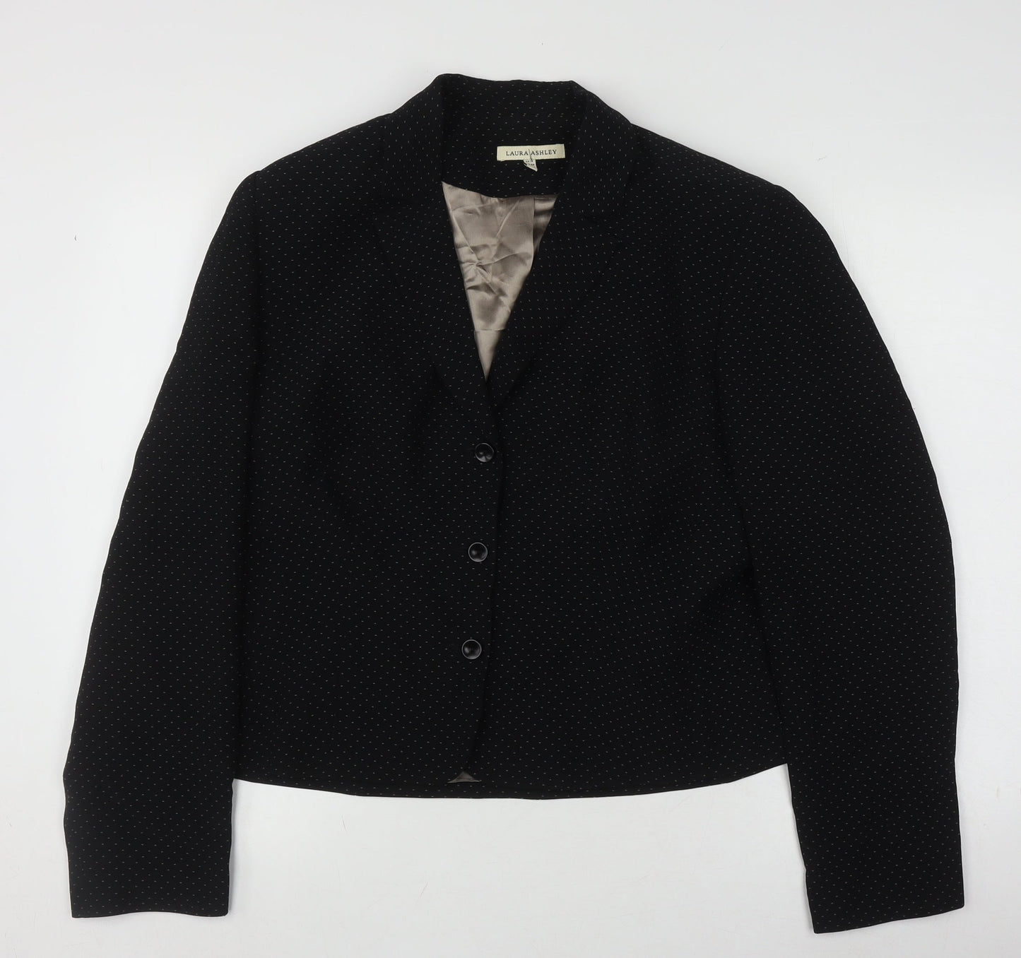 Laura Ashley Women's Black Blazer Regular Size 18