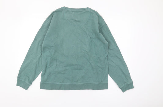 Fat Face Women's Green Graphic Print Pullover Sweatshirt