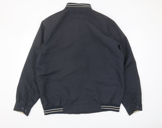 Premier Man Men's Blue Varsity Jacket L