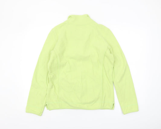 Fat Face Green Lightweight Sweatshirt, Zip, Long Sleeve
