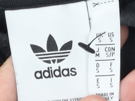 Adidas Men's Black Medium Pullover Hoodie Logo