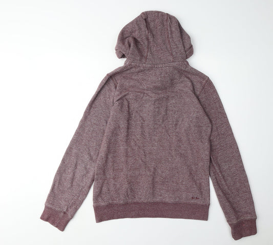 Fat Face Women's Purple Henley Hoodie Size 10