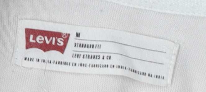 Levi's Men's Beige Pullover Hoodie - M