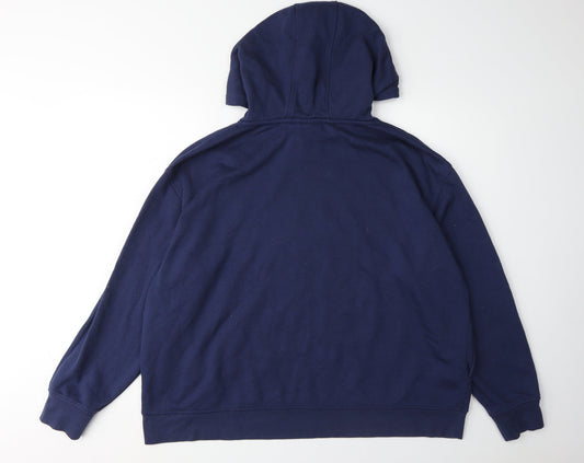 Disney Women's Blue Pullover Hoodie XL