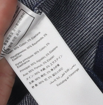 Joules Women's Blue Knit Dress Size 10 with Pockets