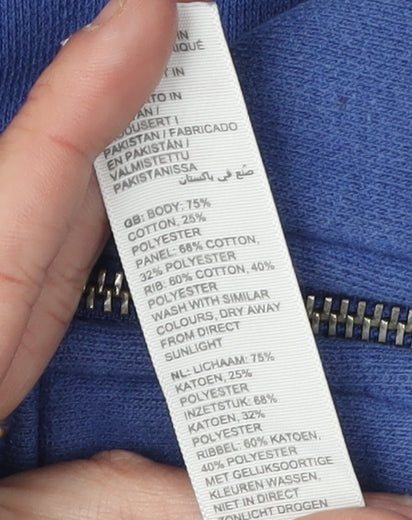 Fat Face Men's Blue Full Zip Hoodie Size L