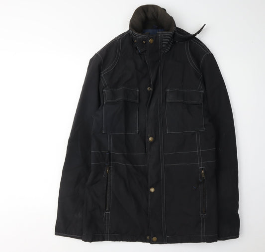 Boden Men's Black Military Jacket S